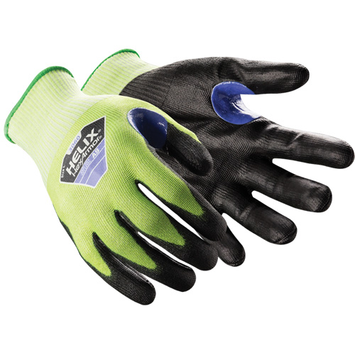 Gants r&eacute;sistants aux coupures Helix 3060, Taille 6/T-petit, Calibre 18, Rev&ecirc;tement Polyur&eacute;thane, Enveloppe en PEHP, ASTM ANSI niveau A9 Seaboard Timber Mart