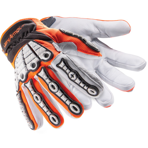 Chrome SLT&reg; Oasis 4073 Impact Gloves, 6/X-Small, Goatskin Palm, Hook & Loop Cuff Seaboard Timber Mart