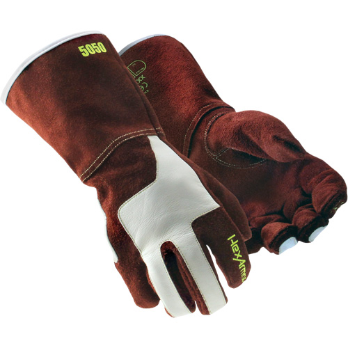 HeatArmor&reg; 5050 Welding Gloves, Split Cowhide, Size Small/7 Seaboard Timber Mart