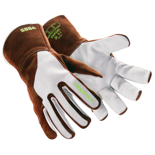 Gants de soudage HeatArmor 5054, Cuir fleur de ch&egrave;vre, Taille Petit/7 Seaboard Timber Mart