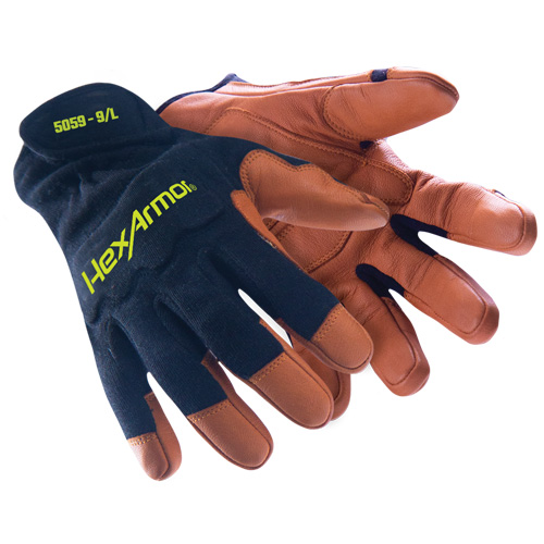 Gants de soudage HeatArmor 5059, Cuir fleur de ch&egrave;vre, Taille Petit/7 Seaboard Timber Mart
