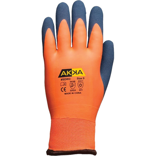 Abrasion-Resistant Work Gloves, 7/Small, Rubber Latex Coating Seaboard Timber Mart