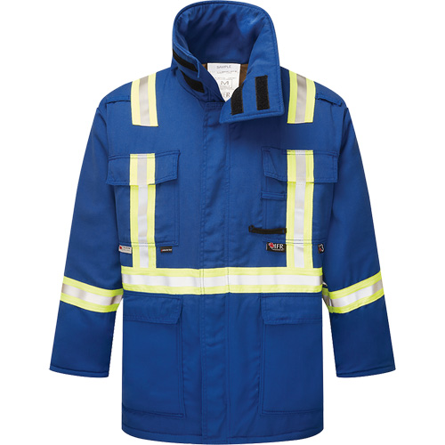 Westex&reg; DH Antistatic 6.5 oz. Flame Resistant Insulated Parka, Medium, Royal Blue Seaboard Timber Mart
