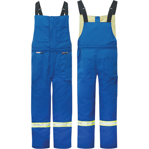 Westex&reg; DH Antistatic 6.5 oz. Flame Resistant Insulated Bib Pants, Small, Royal Blue Seaboard Timber Mart