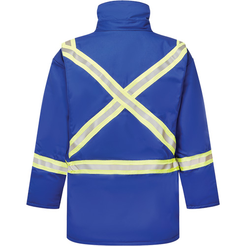 Avenger 9 oz. Flame Resistant Insulated Parka, X-Large, Royal Blue Seaboard Timber Mart