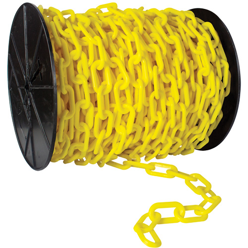 Heavy-Duty Plastic Safety Chain, Green Seaboard Timber Mart