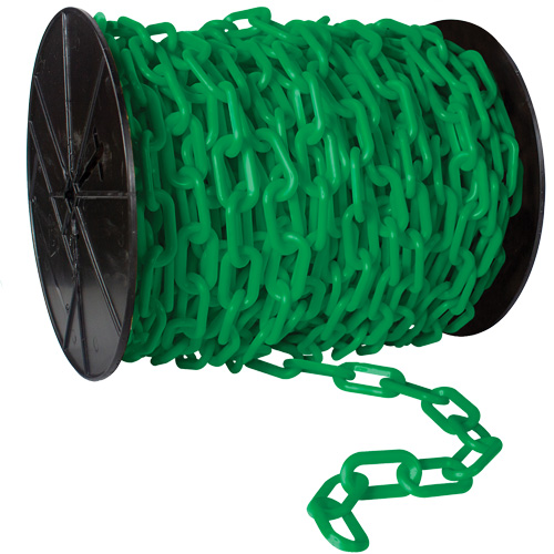 Heavy-Duty Plastic Safety Chain, Yellow Seaboard Timber Mart
