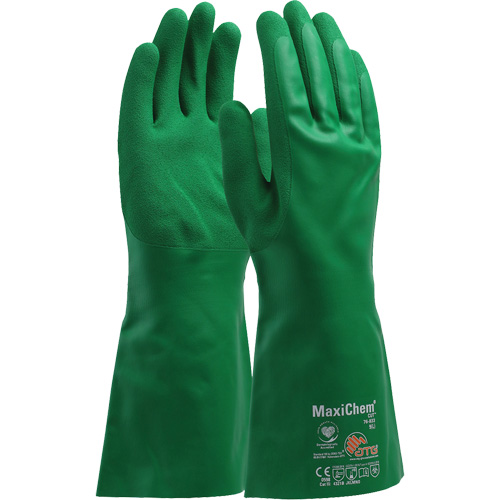 ATG MaxiChem&reg; Cut Chemical-Resistant Gloves, Size Small, 14" L, Nitrile Seaboard Timber Mart