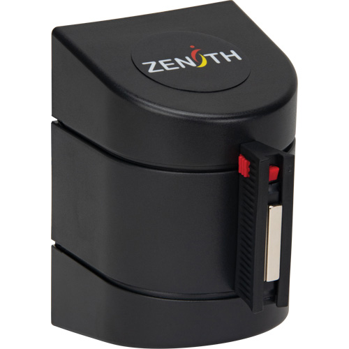 Magnetic Wall Mount Barrier with Magnetic Tape, Plastic, Magnetic Mount, 15', Black and Yellow Tape Seaboard Timber Mart