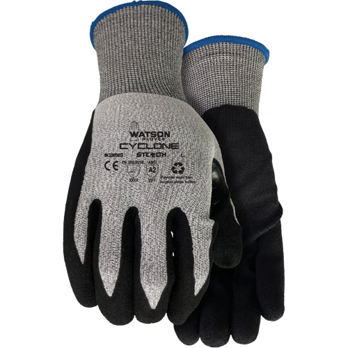 Gants r&eacute;sistant &agrave; la coupe 388 Stealth Cyclone, Taille T-petit, Calibre 18, Rev&ecirc;tement Nitrile, Enveloppe en PEHP/Polyester, ASTM ANSI niveau A2/EN 388 niveau 3 Seaboard Timber Mart