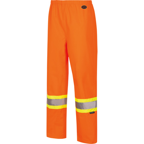 5627W Women's Waterproof Bib Pants, Polyester/Polyurethane, X-Small, High Visibility Orange Seaboard Timber Mart