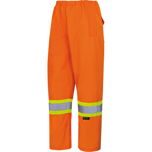5586 Pantalon de s&eacute;curit&eacute; hydrofuge de 450D, Polyester/Polyur&eacute;thane, 4T-Grand, Jaune lime haute visibilit&eacute; Seaboard Timber Mart
