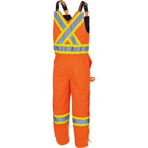 5040 Waterpoof Quilted Safety Overalls, Polyester, Small, High Visibility Orange Seaboard Timber Mart