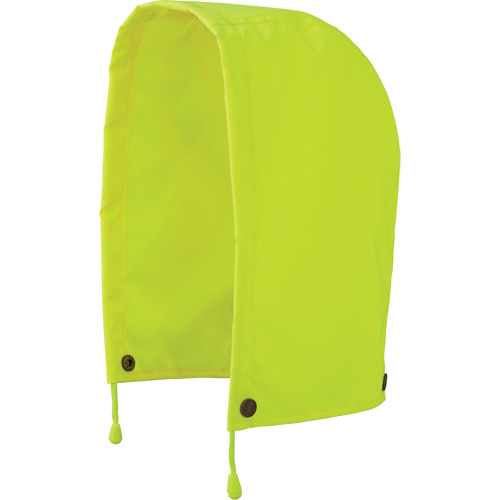 5401H Capuchon pour manteau de s&eacute;curit&eacute; imperm&eacute;able haute visibilit&eacute; ind&eacute;chirable en 300D trilob&eacute;, Jaune lime haute visibilit&eacute;, Polyester Seaboard Timber Mart