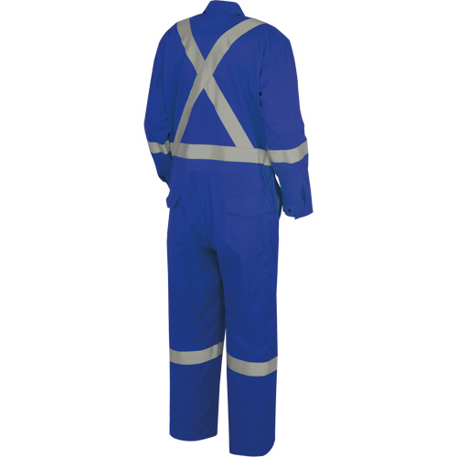7709A "The Rock" FR-Tech&reg; High Visibility FR/Arc Rated Coveralls, Size 36, Royal Blue, 10 cal/cm² Seaboard Timber Mart
