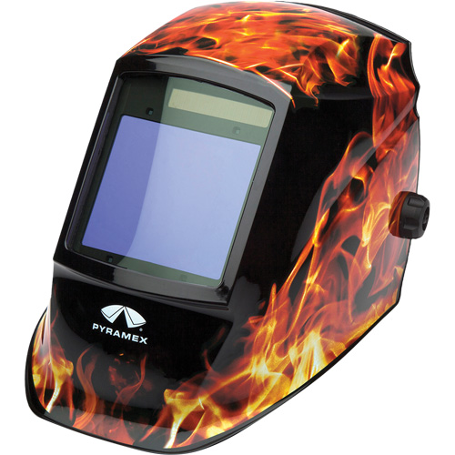 Leadhead&reg; Auto Darkening Welding Helmet, 3.8" L x 3.4" W View Area, 9 - 13 Shade Range Seaboard Timber Mart