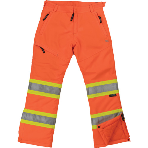 Pantalon de s&eacute;curit&eacute; isolant et extensible pour femmes, Polyester, Grand, Orange haute visibilit&eacute; Seaboard Timber Mart