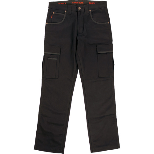 Pantalon de travail WP100, Coton/Spandex, Noir, Taille 0, Entrejambe 30 Seaboard Timber Mart