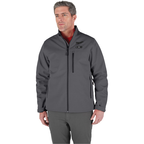M12 Heated Toughshell Jacket (Jacket Only), Men's, Large, Grey Seaboard Timber Mart