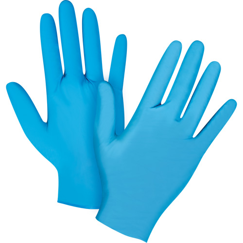 Vending Pack Disposable Gloves, Large, Nitrile, 4.5-mil, Powder-Free, Blue, Class 2 Seaboard Timber Mart