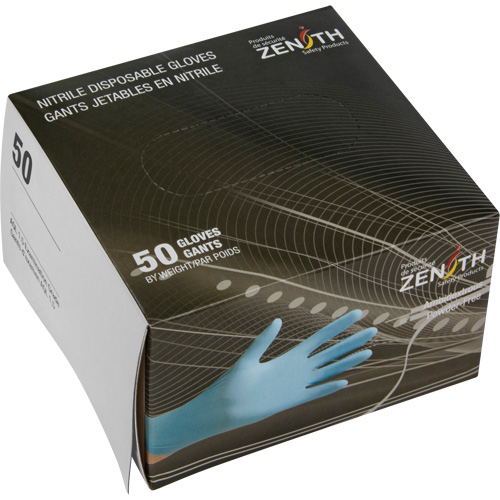 Vending Pack Disposable Gloves, Large, Nitrile, 4.5-mil, Powder-Free, Blue, Class 2 Seaboard Timber Mart