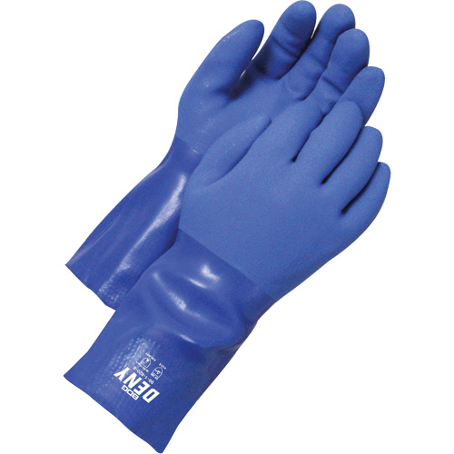 Gants textur&eacute;s, Taille 12, 12" lo, PVC, Doublure en Coton Seaboard Timber Mart