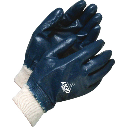 Deny&reg; Gloves with Knit Wrist, 7, Nitrile Coating, Cotton Shell Seaboard Timber Mart
