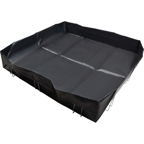 Wire Bracket Berm, 748 US gal. Capacity, 10' W x 10' L x 12" H, L-Bracket Seaboard Timber Mart