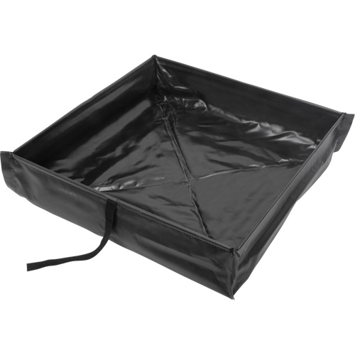 Collapsible Roll-Up Spill Berm, 60 US gal. Capacity, 4' W x 4' L x 6" H Seaboard Timber Mart