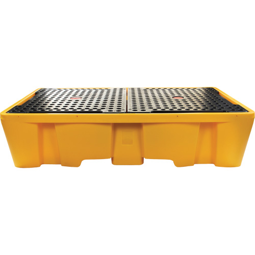 Double IBC Spill Pallet, 317 US gal. Spill Capacity, 89" x 57" x 23" Seaboard Timber Mart