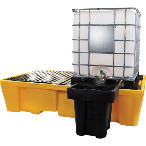 Double IBC Spill Pallet, 317 US gal. Spill Capacity, 89" x 57" x 23" Seaboard Timber Mart
