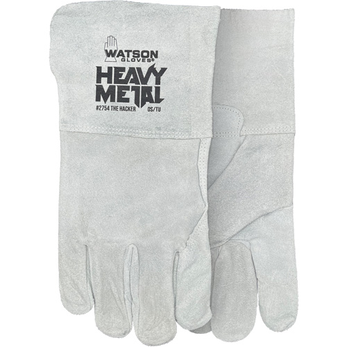 The Hacker Welding Gloves, Split Cowhide, Size One Size Seaboard Timber Mart