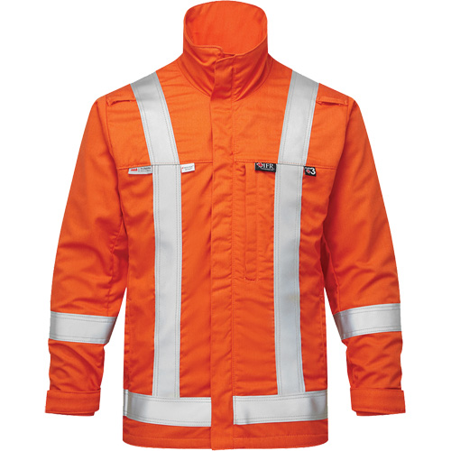UltraSoft&reg; 7 oz. Skyline Summer Bomber Jacket, X-Large, High Visibility Orange Seaboard Timber Mart