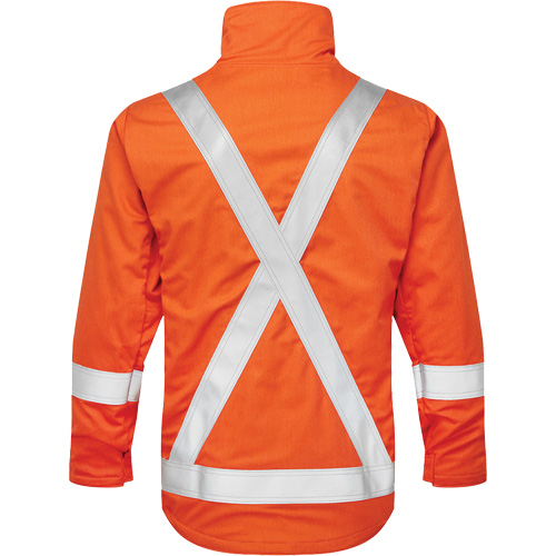 UltraSoft&reg; 7 oz. Skyline Summer Bomber Jacket, X-Large, High Visibility Orange Seaboard Timber Mart