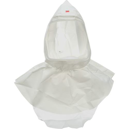 Cagoule Versaflo s&eacute;rie pour APR avec voile, Standard, Pi&egrave;ce faciale/Coiffe souple, Bavette Double Seaboard Timber Mart