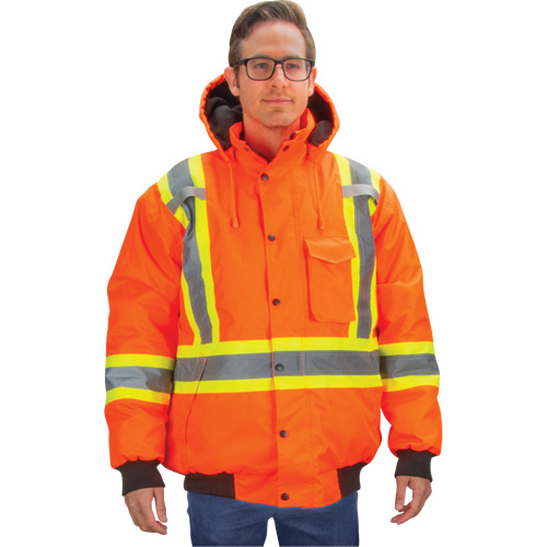 Parka d'hiver imperm&eacute;able 7-en-1, Orange haute visibilit&eacute;, Moyen Seaboard Timber Mart