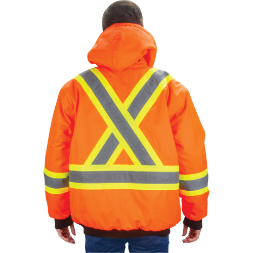 Parka d'hiver imperm&eacute;able 7-en-1, Orange haute visibilit&eacute;, Moyen Seaboard Timber Mart