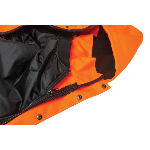 Parka d'hiver imperm&eacute;able 7-en-1, Orange haute visibilit&eacute;, Moyen Seaboard Timber Mart