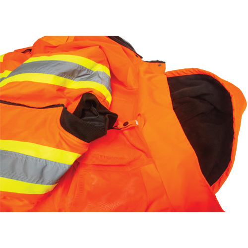 Parka d'hiver imperm&eacute;able 7-en-1, Orange haute visibilit&eacute;, Moyen Seaboard Timber Mart