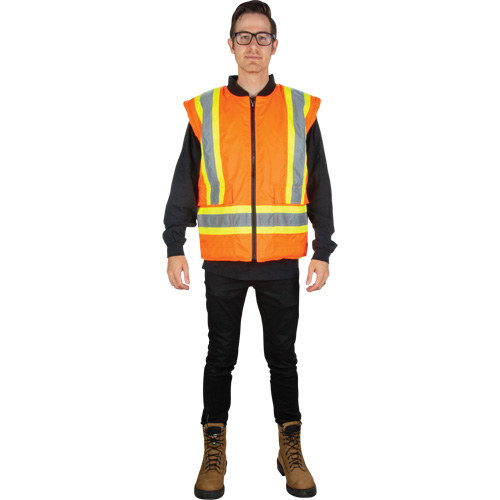 Parka d'hiver imperm&eacute;able 7-en-1, Orange haute visibilit&eacute;, Moyen Seaboard Timber Mart