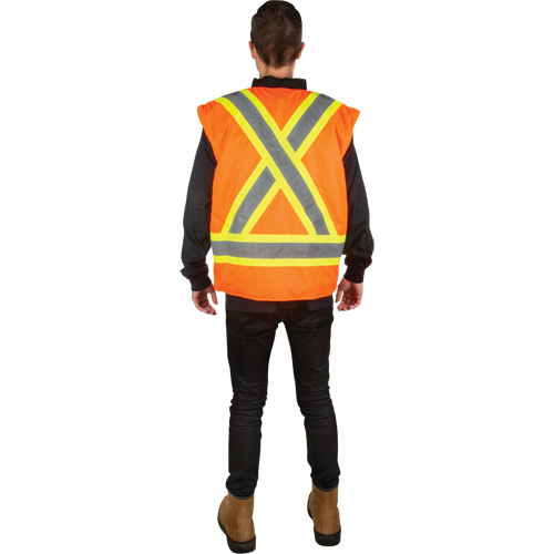 Parka d'hiver imperm&eacute;able 7-en-1, Orange haute visibilit&eacute;, Moyen Seaboard Timber Mart