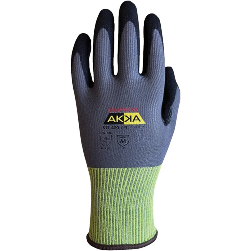 Gants r&eacute;sistants &agrave; la coupe interm&eacute;diaires KO-400, Taille 6, Calibre 15, Rev&ecirc;tement Nitrile, Enveloppe en Nylon/PEHP/Spandex/Graph&egrave;ne, ASTM ANSI niveau A4/EN 388 niveau D Seaboard Timber Mart