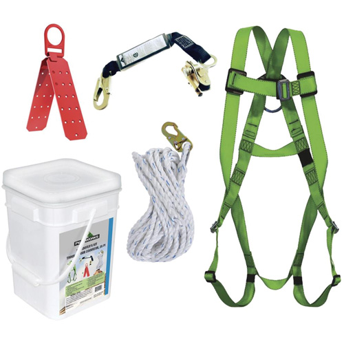 RK4-25 Compliance Roofer's Kit with Reusable Bracket, Roofer's Kit Seaboard Timber Mart