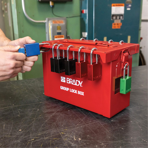 Velocity Plus Safety Lockout Padlock, Orange, Keyed Alike, Aluminum, 1-1/2" Width Seaboard Timber Mart