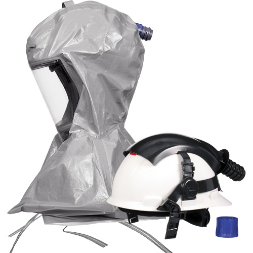 Cagoule Versaflo s&eacute;rie S S-867 avec voile interne &agrave; coutures scell&eacute;es et casque, Standard, Casque rigide, Bavette Simple Seaboard Timber Mart