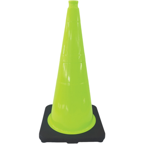 Premium Traffic Cone, 18", Lime Green Seaboard Timber Mart