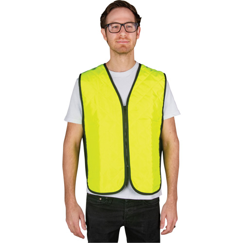 Veste refroidissante &agrave; &eacute;vaporation, Moyen, Jaune lime haute visibilit&eacute; Seaboard Timber Mart