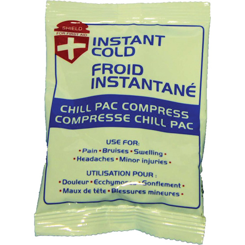 Instant Chill Pac Compress, Cold, Single Use, 4" x 6" Seaboard Timber Mart