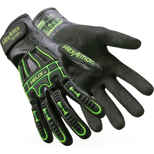 Gants Helix 3027IMP, Taille 6/T-petit, Calibre 21, Rev&ecirc;tement Nitrile, Enveloppe en PEHP, ASTM ANSI niveau A7 Seaboard Timber Mart