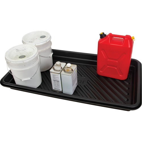 Spill Tray, 24" L x 48" W x 4.5" H, 24 US gal. Spill Capacity Seaboard Timber Mart